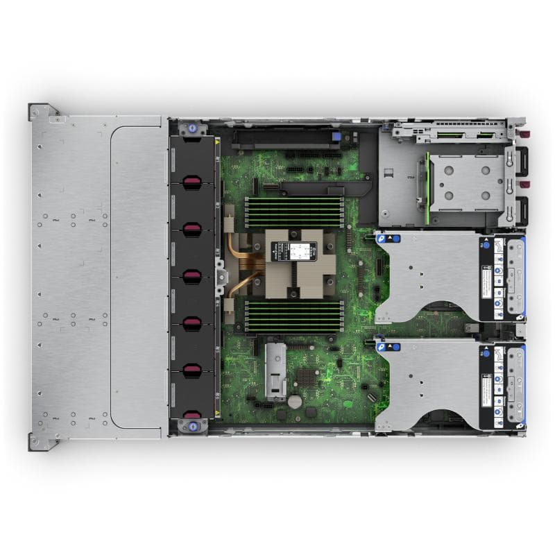 HPE ProLiant DL345 Gen11 9115 2.6GHz 16c 1P 2x32GB-R 8LFF MR416i-p 2x960GB SSD 2x1000W PS EU Server — miniatură