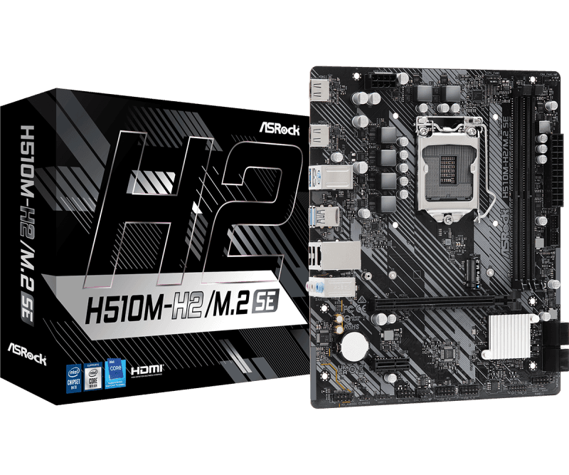 Placa de baza ASRock H510M-H2/M.2 SE, Socket 1200, DDR4, Micro-ATX