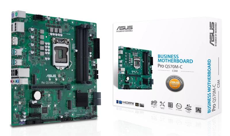 Placa de baza ASUS PRO Q570M-C/CSM, Socket 1200, DDR4, Micro-ATX