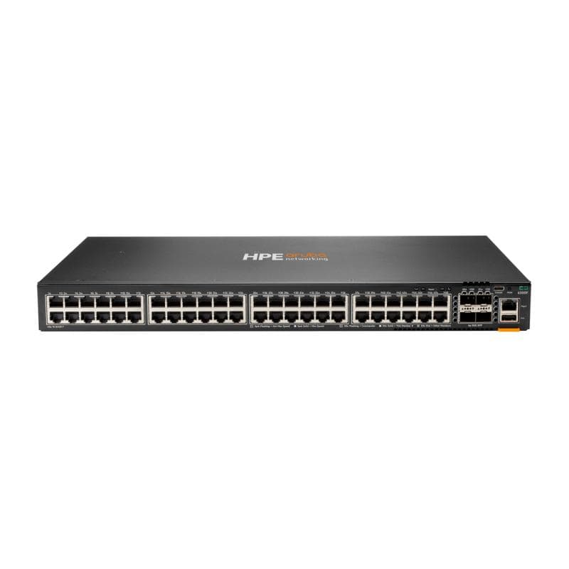 HPE Aruba Networking CX 6300F 48-port 1GbE and 4-port SFP56 Switch — miniatură