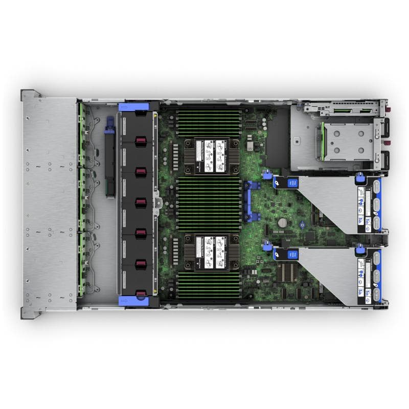 HPE ProLiant DL380 Gen11 6530 2.1GHz 32c 1P 2x32GB-R 8SFF MR416i-o 2x480GB SSD 2x1000W PS EU Server — miniatură