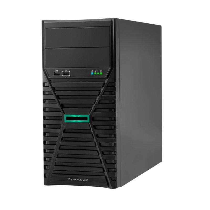HPE ProLiant ML30 Gen11 E-2436 2.9GHz 6c 1P 1x32GB-U 8SFF MR216i-p 2x480GB SSD 2x800W PS EU Server — miniatură