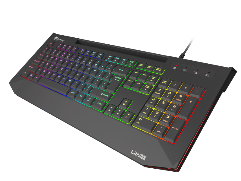 Tastatura Mecanica Gaming Genesis Lith 400, RGB, USB, negru
