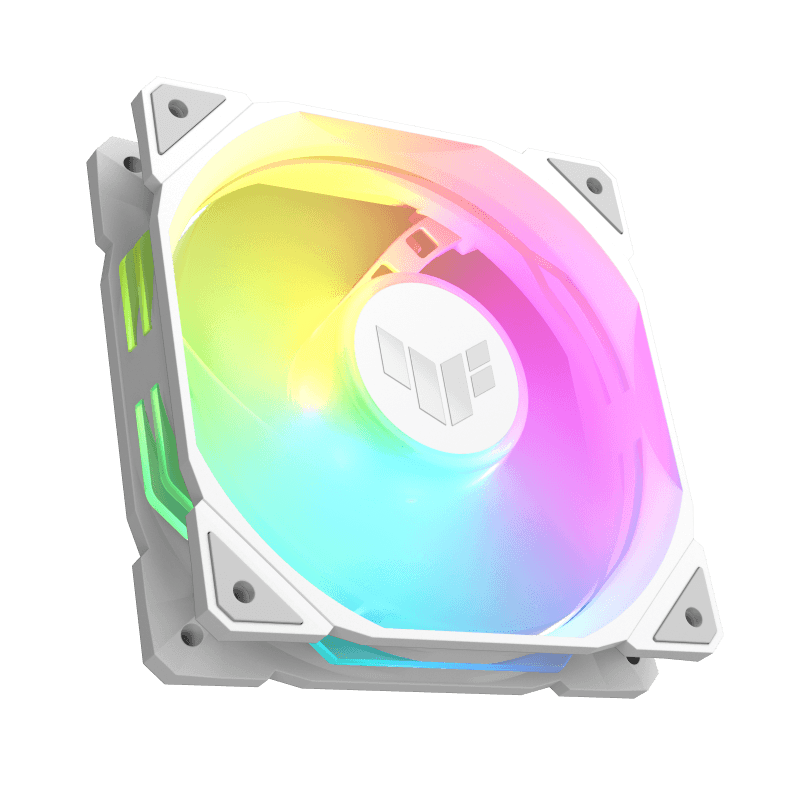 Ventilator Carcasa ASUS TUF GAMING TR120 ARGB 3IN1 White, 12 cm, 2000 RPM, 3 ventilatoare, RGB