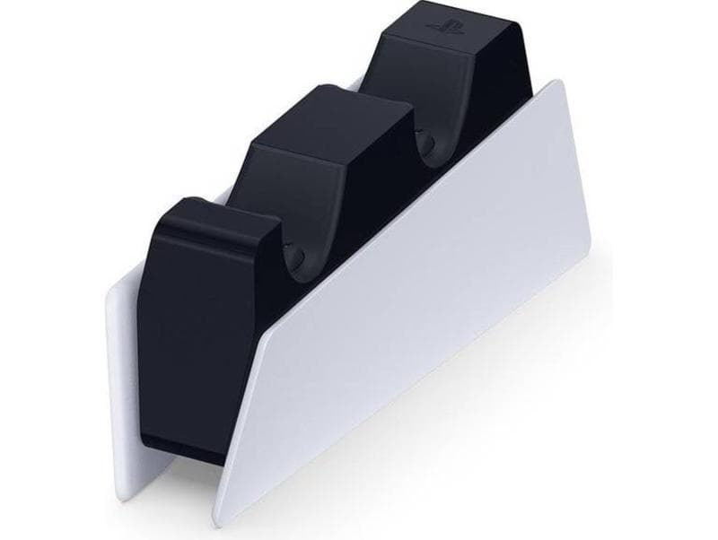Sony DualSense charging station. Gaming platforms supported: PlayStation 5, Product type: Charging stand, Product colour: Black, White. Quantity per pack: 1 pc(s), Package type: Box