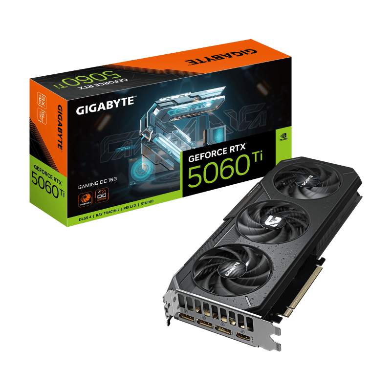 Placa video Gigabyte GeForce RTX 5060 Ti, 16GB GDDR7, PCI Express 5.0, 128-bit