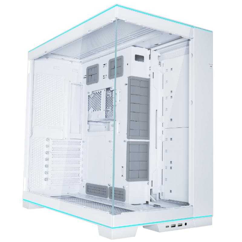 Carcasa LIAN LI 011 DYNAMIC EVO RGB, RGB, Mid Tower, White