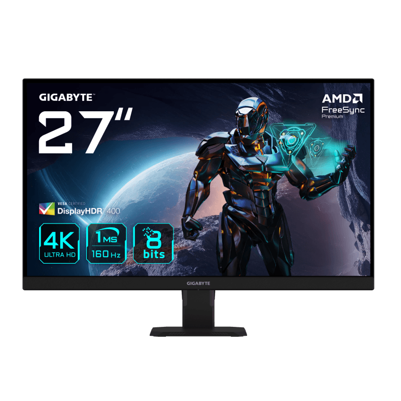 Monitor Commercial Gigabyte GS27U, 27", 3840 x 2160 pixeli, Black