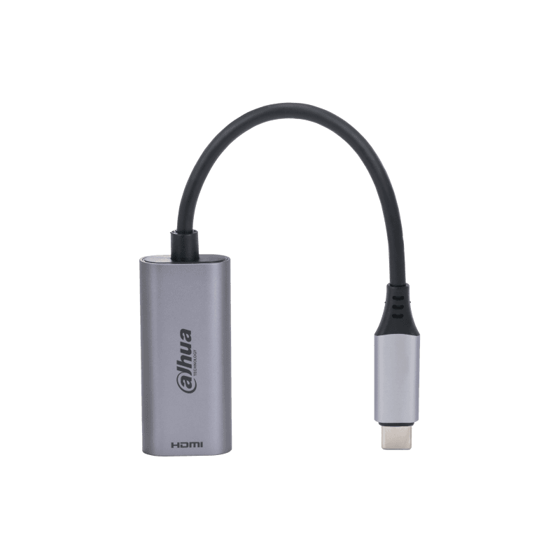 Hub USB DAHUA USB 3.1 Type-C to HDMI Adapter, USB-C, 1 porturi, HDMI, Gri
