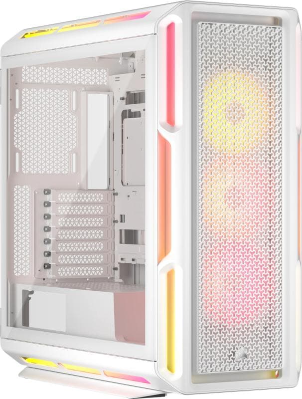 Carcasa CORSAIR iCUE LINK 5000T LX RGB, Mid Tower, White