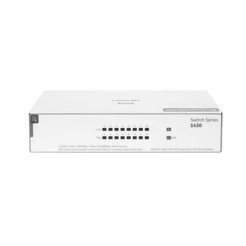 HPE Networking Instant On Switch 8p Gigabit CL4 PoE 64W 1430 — miniatură
