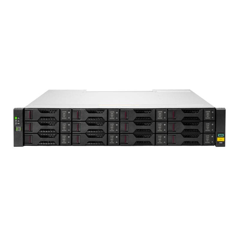 HPE MSA 2060 LFF 2x16Gb FC 4-port Controller 12x20TB HDD 4x16Gb SFP FC XCVR 240TB Storage Array — miniatură