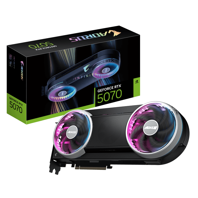 Placa video Gigabyte GEFORCE RTX 5070 AORUS INFINITY, 12GB GDDR7, PCI Express x16 5.0, 192bit