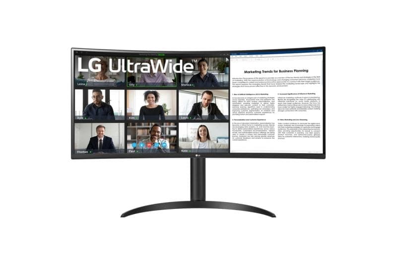 Monitor Consumer LG 34WR55QK-B, 34", 3440 x 1440 pixeli, Black