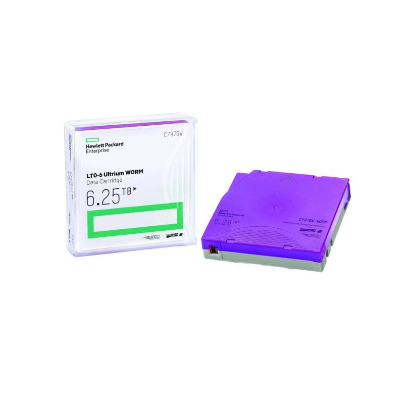 HPE LTO-6 Ultrium 6.25TB BaFe WORM Data Cartridge — miniatură