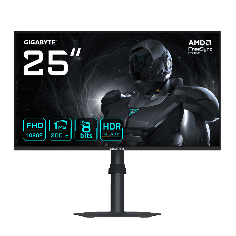 Monitor Gaming Gigabyte G25F2, 24.5", 1920 x 1080 pixeli, Black