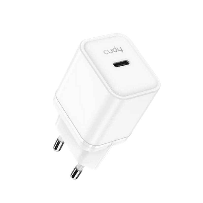 Incarcator retea CUDY CH25, 25 W, 1 port, Alb