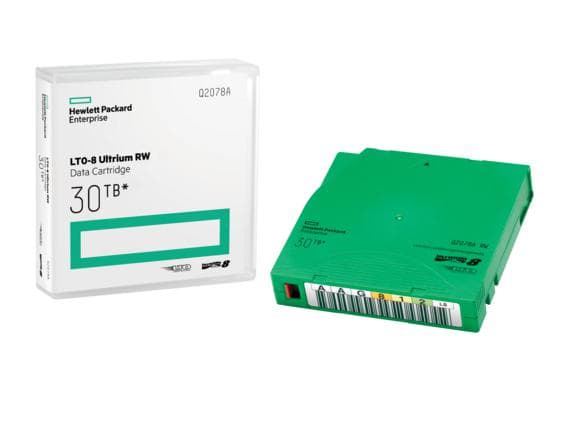 HPE LTO-8 Ultrium 30TB RW Data Cartridge — miniatură