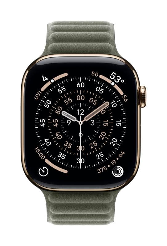 Curea pentru Apple Watch 46mm Sage Gray Magnetic Link - S/M