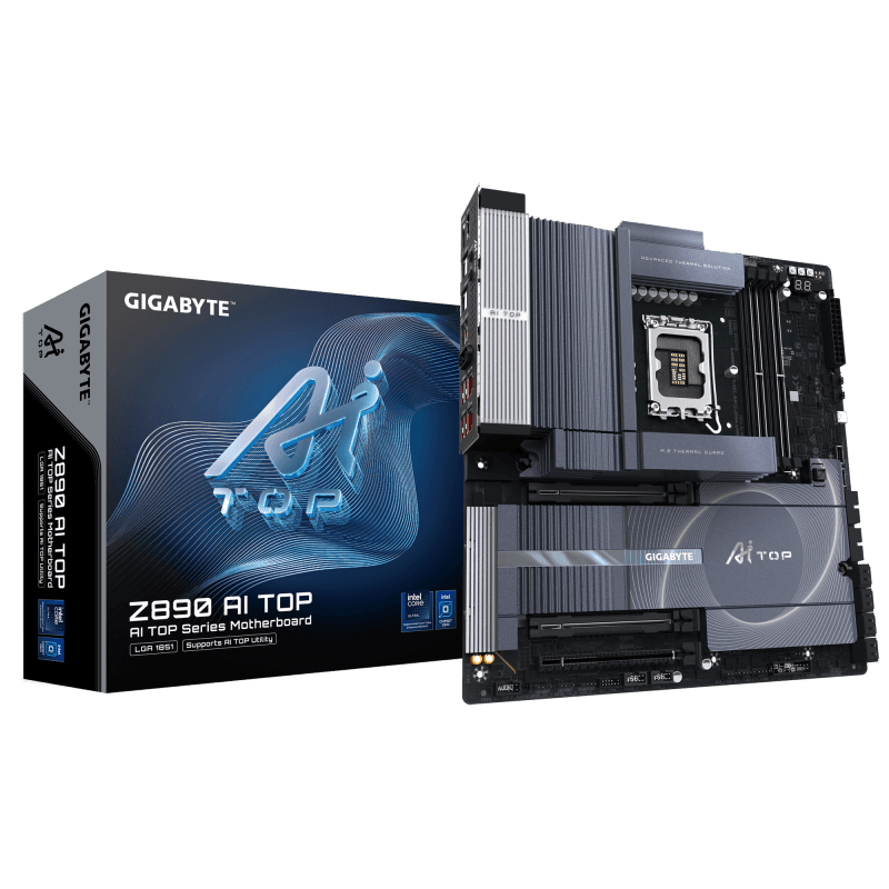Placa de baza Gigabyte Z890 AI TOP, Socket 1851, DDR5, E-ATX