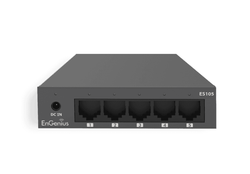 Switch Engenius Unmanaged Desktop 5-port GbE, standard wireless L1