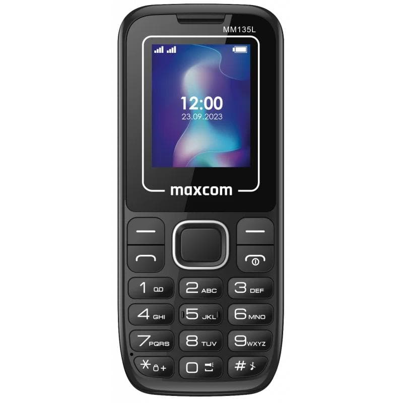 Telefon MAXCOM MM135 LIGHT, Single SIM, 2G, Negru