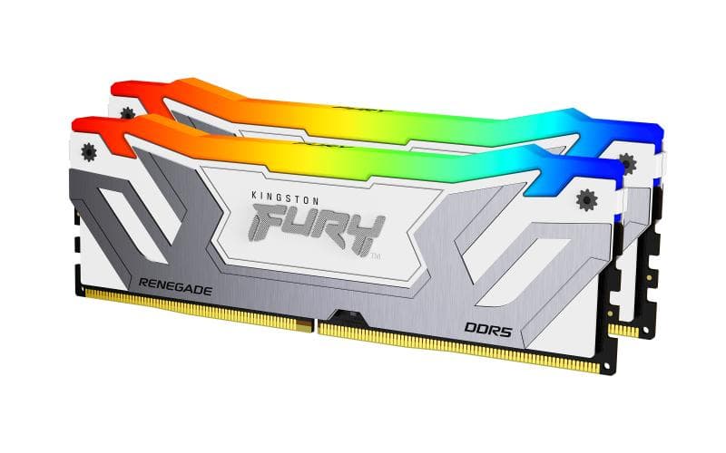Memorie RAM Kingston FURY Renegade RGB White, 48GB DDR5, 8400MHz, CL40