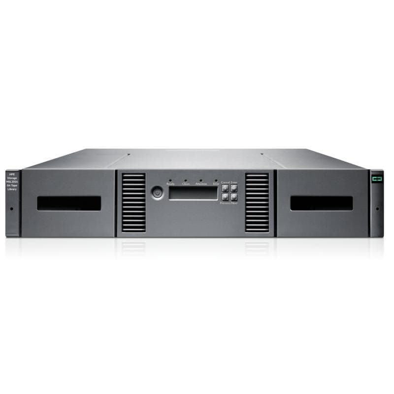 HPE Storage MSL2024 Tape Library 1x MSL LTO-8 SAS Drive 15x LTO-8 30TB Data Cartridges