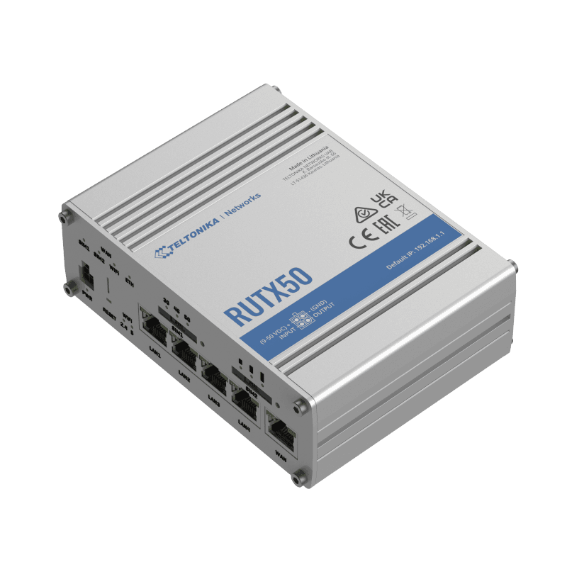 Router wireless TELTONIKA RUTX50, WIFI 5, Dual Band