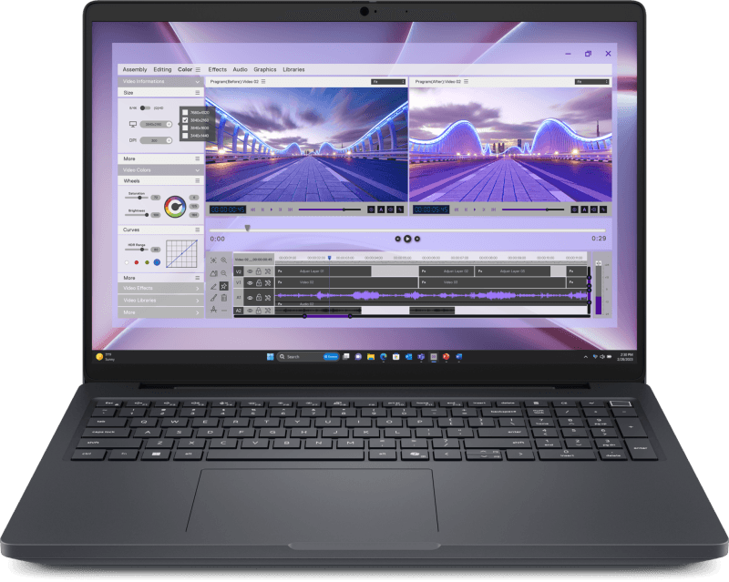 Laptop Workstation DELL Pro Max 16, cu procesor Intel Core Ultra 7 265H, 16'' WVA, 32 GB DDR5, 1 TB SSD, NVIDIA RTX PRO 500 Blackwell 6GB GDDR7, Ubuntu Linux