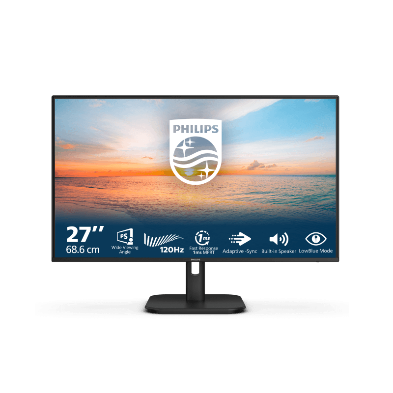 Monitor Consumer Philips 27E1N1200A/00, 27", 1920 x 1080 pixeli, Black