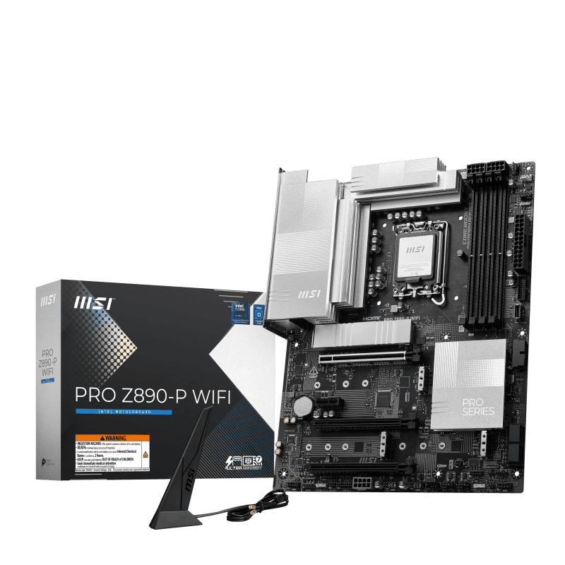 Placa de baza MSI PRO Z890-P WIFI, Socket 1851, DDR5, ATX