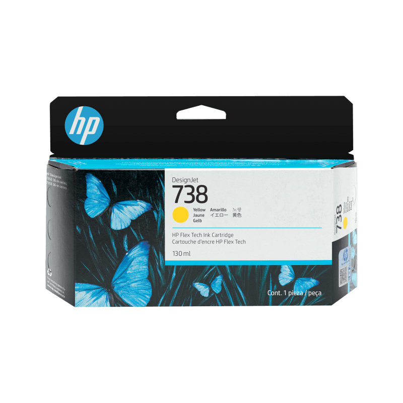 Cartus HP 738, Yellow