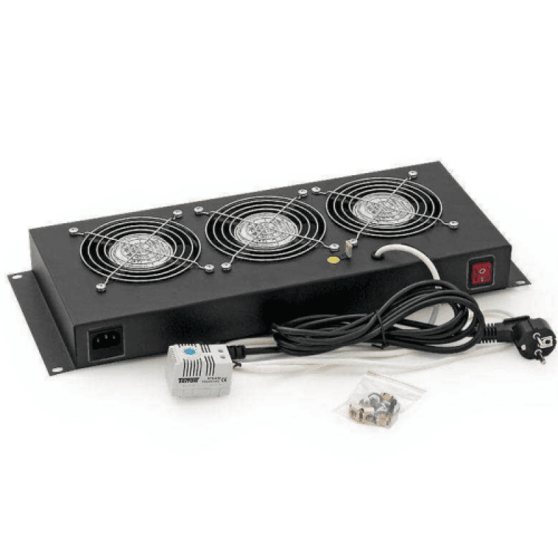 TRITON PANOU VENTILATIE 3X TERMOST NEGRU or wall-mounted cabinets RUA, RBA-…-A6