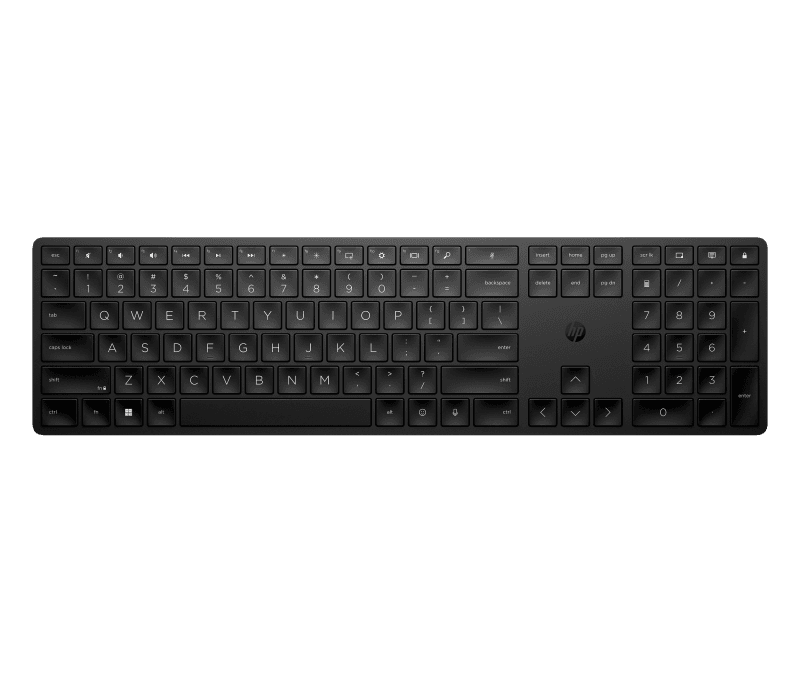 Tastatura HP 455 Programmable Wireless Keyboard, Wireless, negru