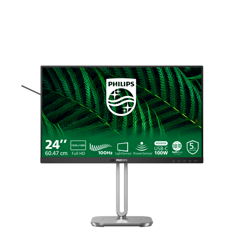 Monitor Gaming Philips 24B2G5301/00, 24", 1920 x 1080 pixeli, Black