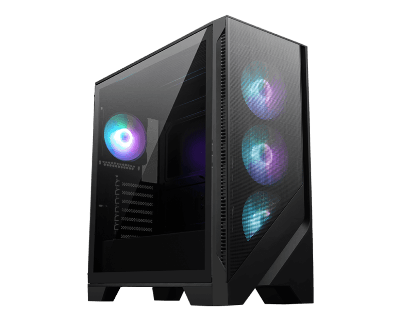 Carcasa MSI MAG FORGE 321R AIRFLOW, RGB, Mid Tower, Black