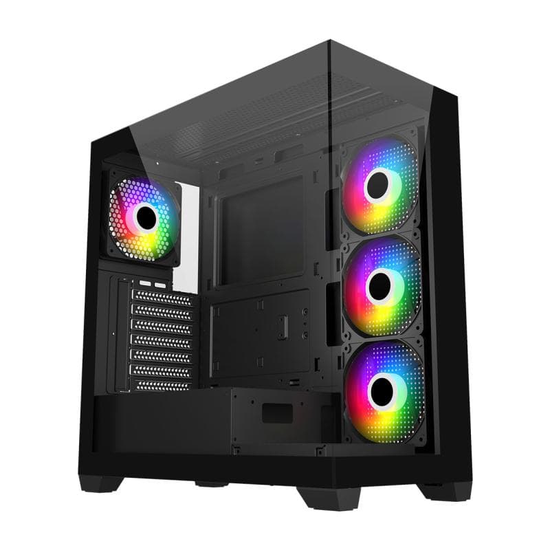 Carcasa FSP M340-BA, RGB, Mid Tower, Black