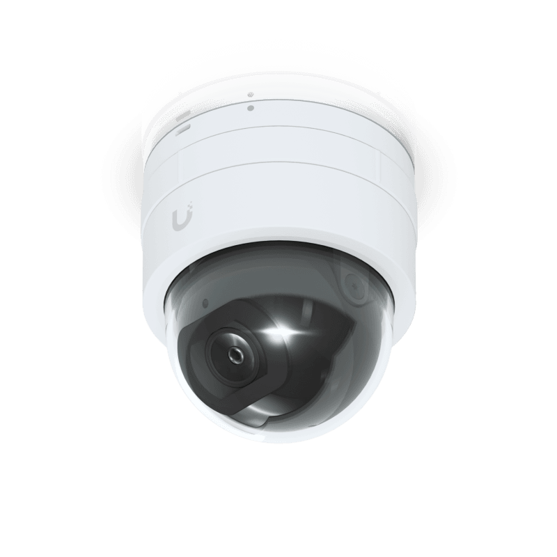 Camera Ubiquiti G5 Dome Ultra. Tipul: IP cameră securitate, Plasare acceptată: Interior & exterior, Tehnologia de conectare: Prin cablu. Montarea de tip: Tavan/perete, Culoarea produsului: Alb, Factorul de formă: Dome. Unghi de vizualizare lentile, orizontal: 102.4°, Unghi de vizualizare lentile