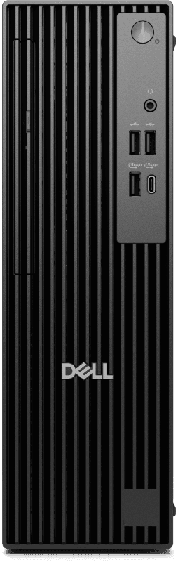 Desktop Consumer DELL Pro QCS1255 cu procesor AMD AMD Ryzen 7 PRO 8700G pana la 5.1 GHz, 16 GB DDR5, 512GB SSD, 780M, Windows 11 Pro, Black