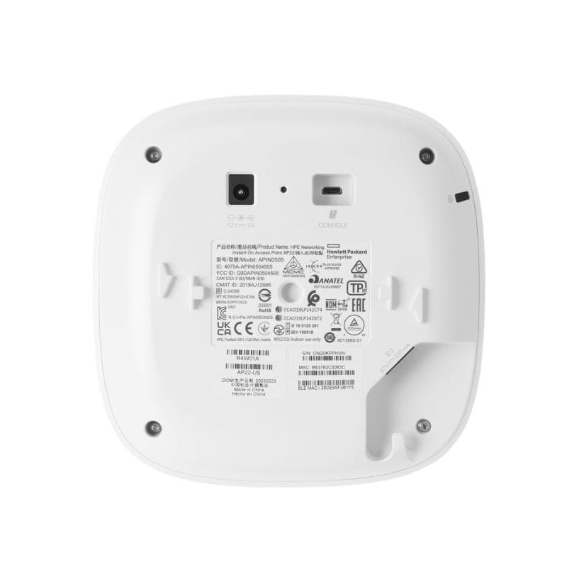 HPE Networking Instant On Access Point Bundle with PSU (WW) AP22 — miniatură