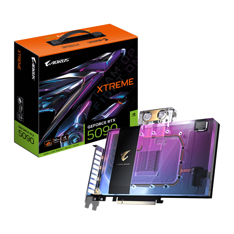 Placa video Gigabyte AORUS GeForce RTX 5090 XTREME WATERFORCE WB, 32GB GDDR7, PCI Express 5.0, 512bit