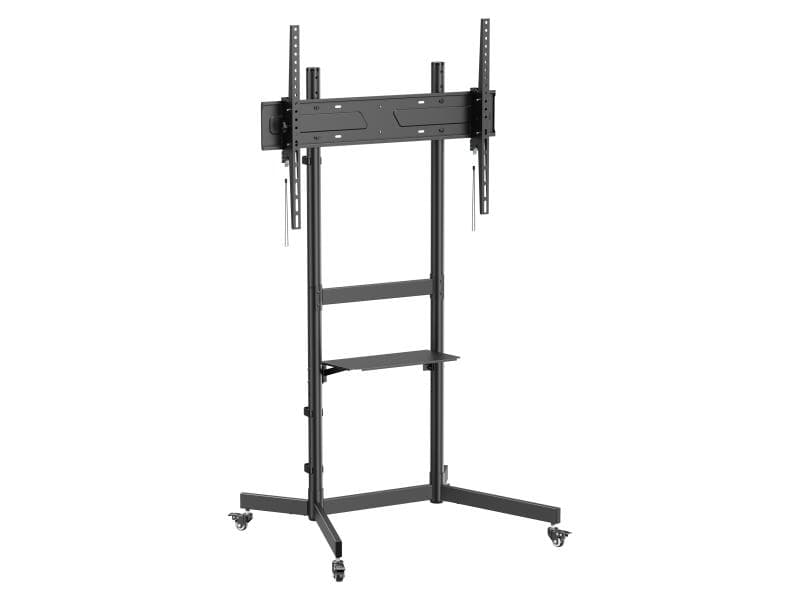 Equip 650637. Maximum weight capacity: 70 kg, Minimum screen size: 139.7 cm (55"), Maximum screen size: 2.54 m (100"), Minimum VESA mount: 100 x 100 mm, Maximum VESA mount: 800 x 600 mm. Tilt angle range: -10 - 5°. Product colour: Black
