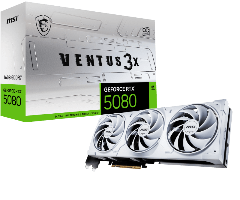 Placa video MSI GeForce RTX 5080, 16GB GDDR7, PCI Express 5.0, 256-bit