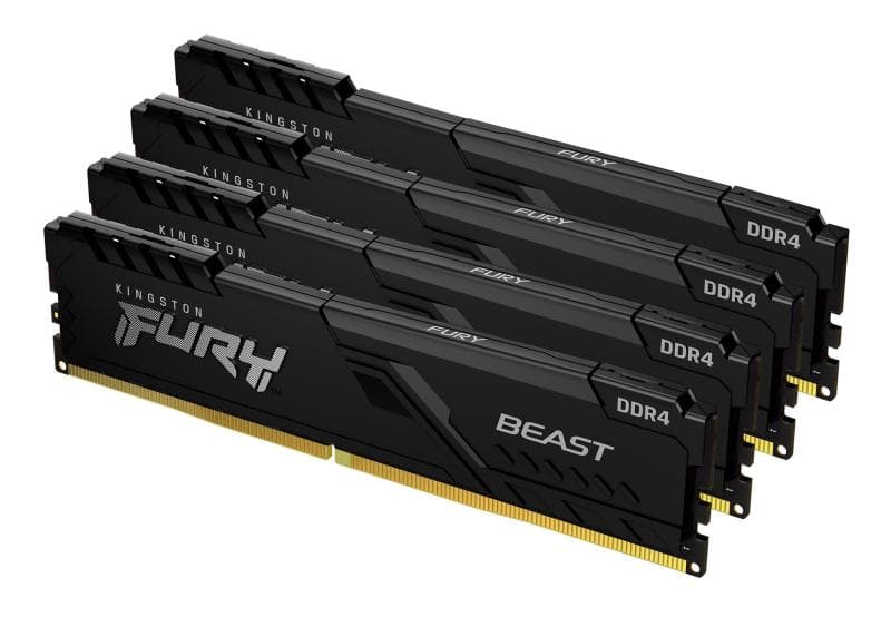 Memorie RAM Kingston FURY Beast, 64GB DDR4, 3200MHz, CL16