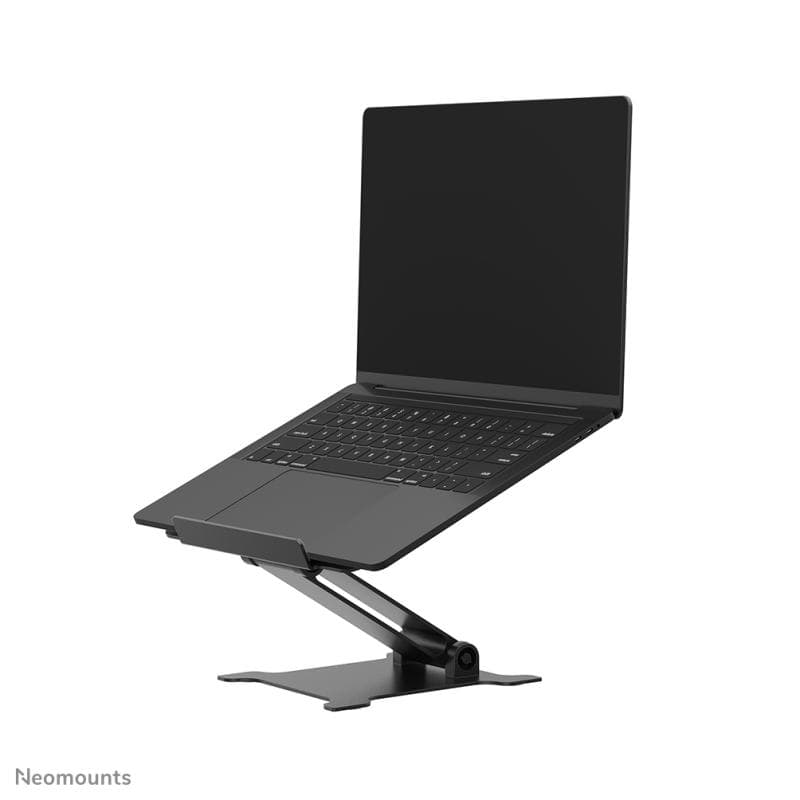 Stand laptop Neomounts, pentru laptopuri cu diagonale de 11"-15", greutate maxima suportata 5 kg, tilt, inaltime reglabila manual 17-168mm, negru.