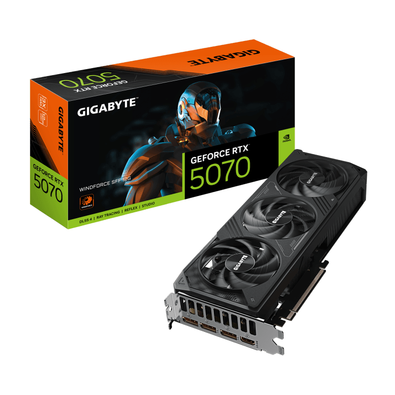 Placa video Gigabyte GeForce RTX 5070, 12GB GDDR7, PCI Express 5.0, 192-bit