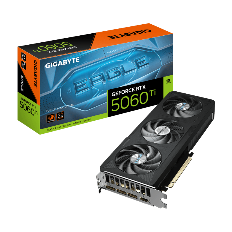 Placa video Gigabyte GeForce RTX 5060 Ti, 16GB GDDR7, PCI Express 5.0, 128bit