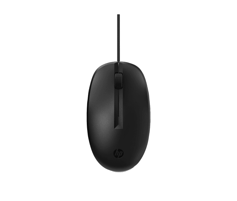 HP 128 LSR Wired Mouse (Bulk Qty.120). Form factor: Ambidextrous. Movement detection technology: Laser, Device interface: USB Type-A, Buttons quantity: 3, Scroll type: Wheel. Power source: Cable. Product colour: Black