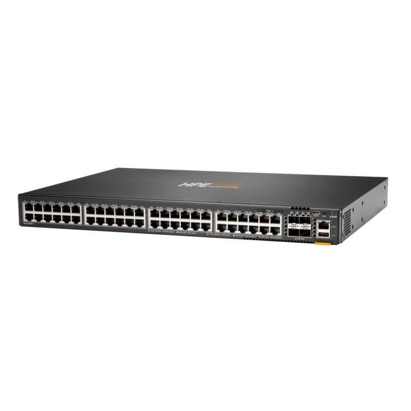 HPE Aruba Networking CX 6300F 48-port 1GbE and 4-port SFP56 Switch